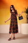 Sherrie By Nnk4506 Maslin Silk With Floral Print Dress Online Wholesale  
